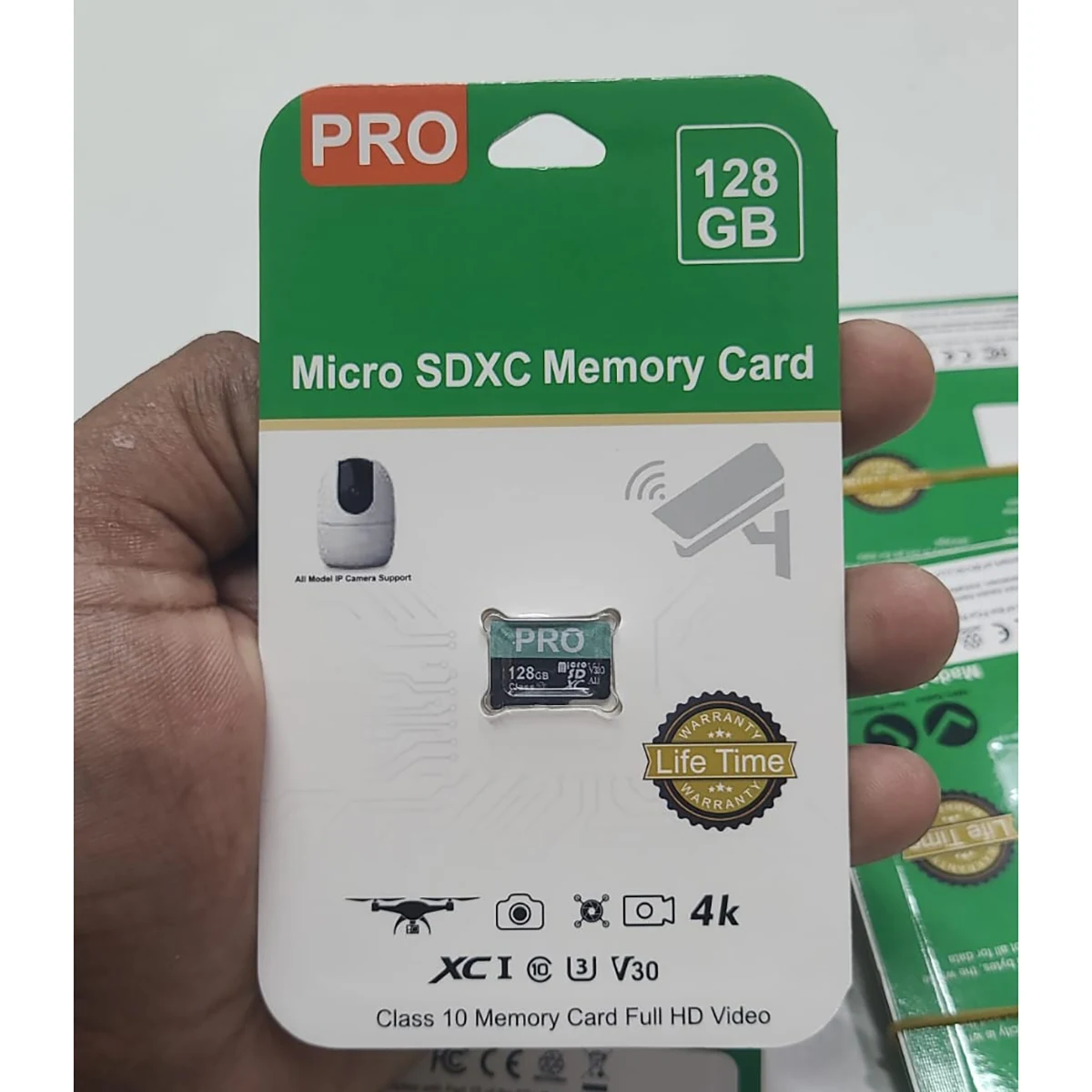 PRO MicroSDXC Class 10 Memory Card – 128 GB